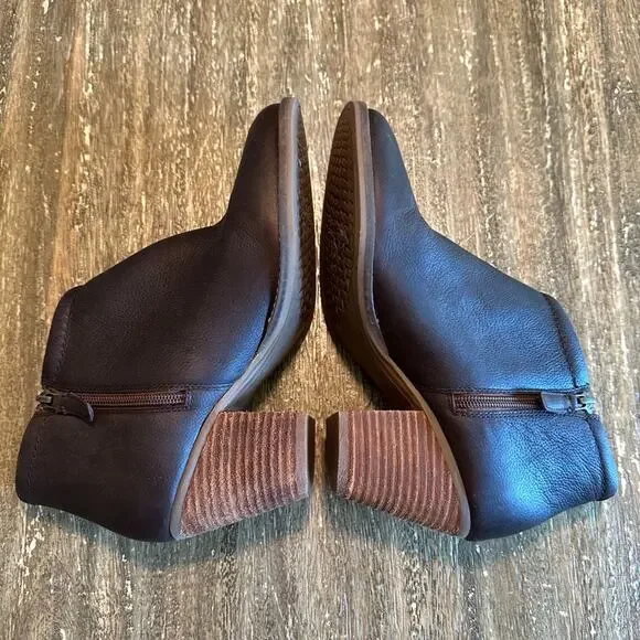 Women's Cole Haan Grand OS Ankle Boots Booties Dark Brown, Size 10 - Picture 6 of 10